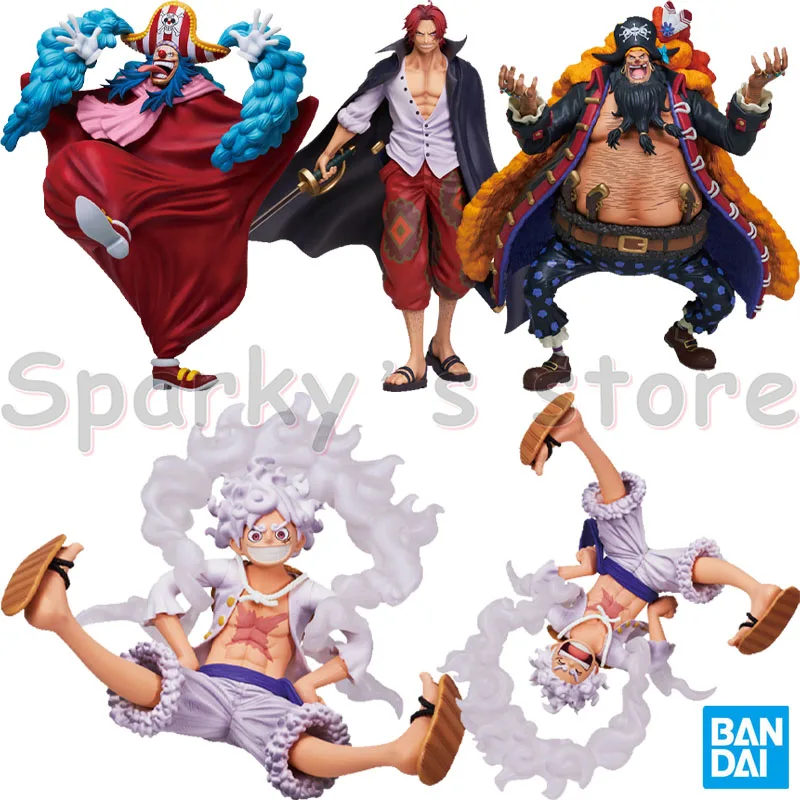 

Bandai Original Ichiban KUJI One piece Anime Figure Shanks Marshall D. Teach Monkey D. Luffy Action Figure Toys for Kids Gifts