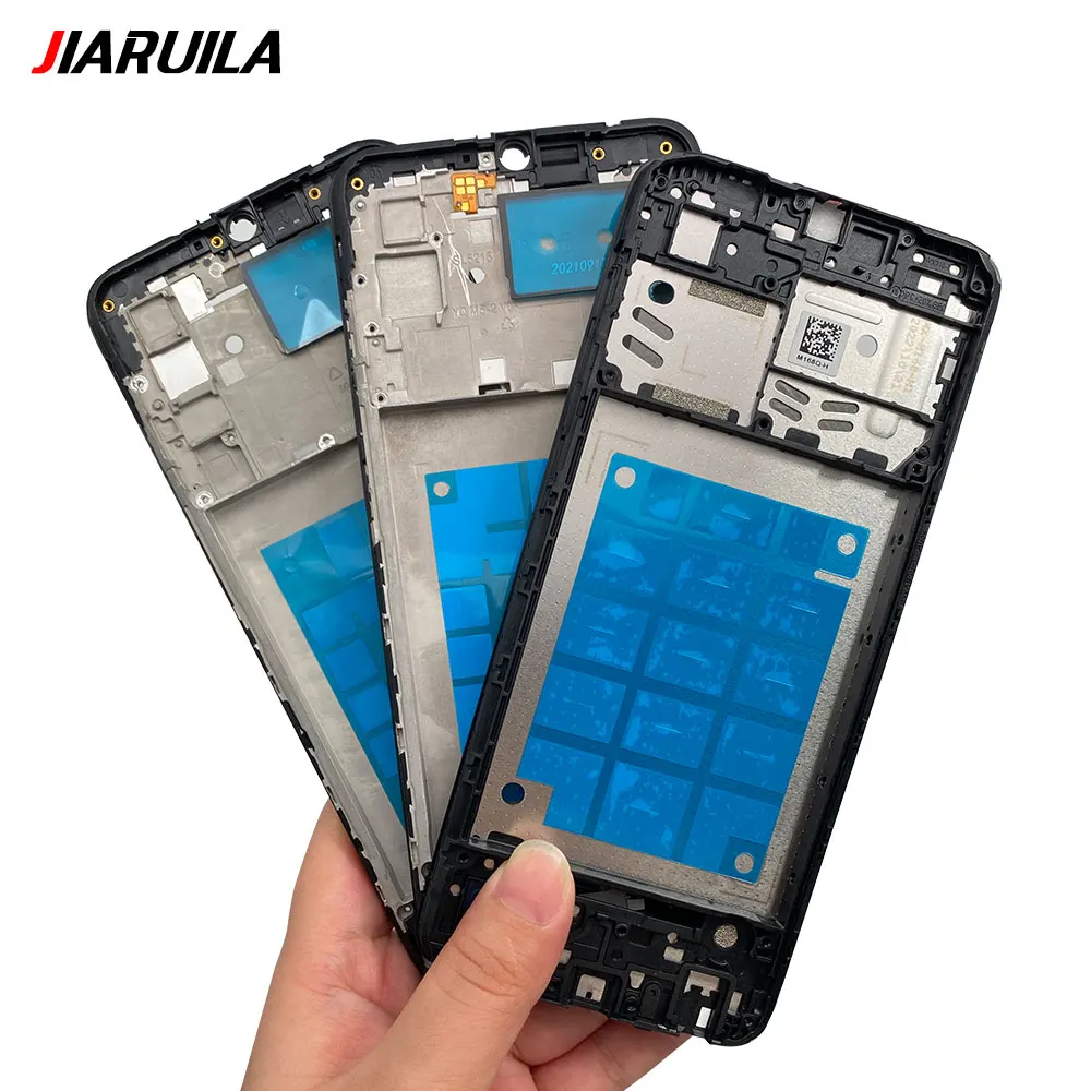 Quadro médio para Samsung, alojamento dianteiro novo, peças de reparo da moldura, A10, A20, A30, A50, A70, A21s, A11, A12, A21, A31, A51, A71