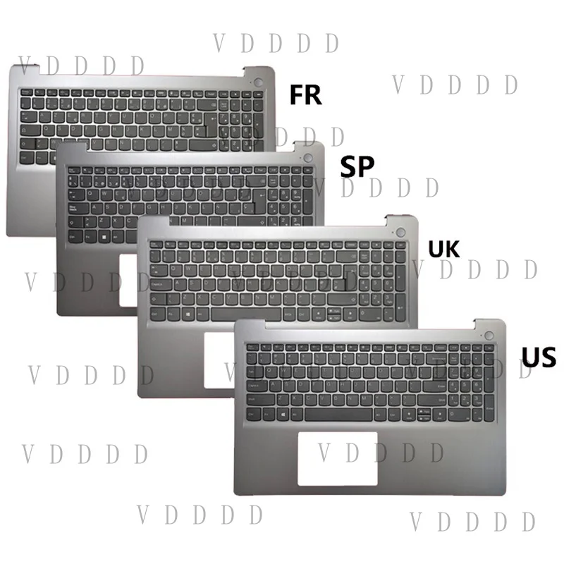 L... NEW For Lenovo IdeaPad 3 15ABA7 15IAU7 US/Spanish/Latin Keyboard Palmrest Cover