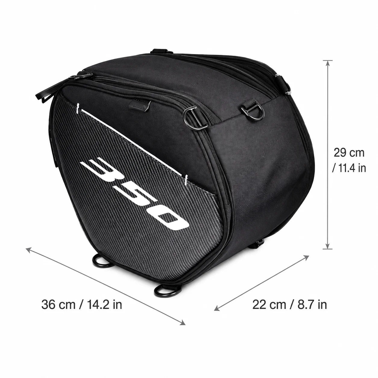 Motorcycle Tunnel Bag For Honda Forza300 Forza350 Scooter Seat Storage Bag Waterproof Under Seat Organizer Accessories