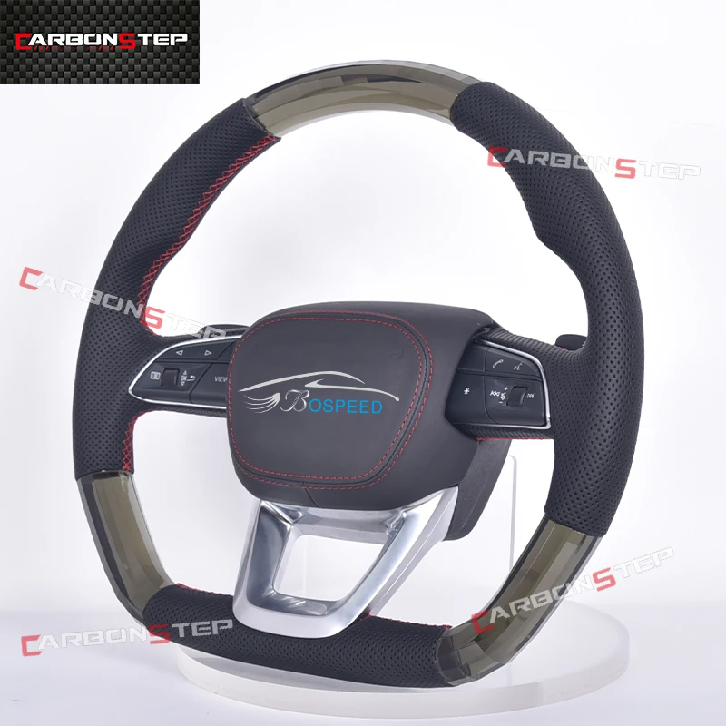 

Custom Crystal Steering Wheel For Audis S5 A3 8P S5 B9 RS5 S4 B9 A1 Sline S3 8V Q7 4L A4 B7 C7 RS6 A6L