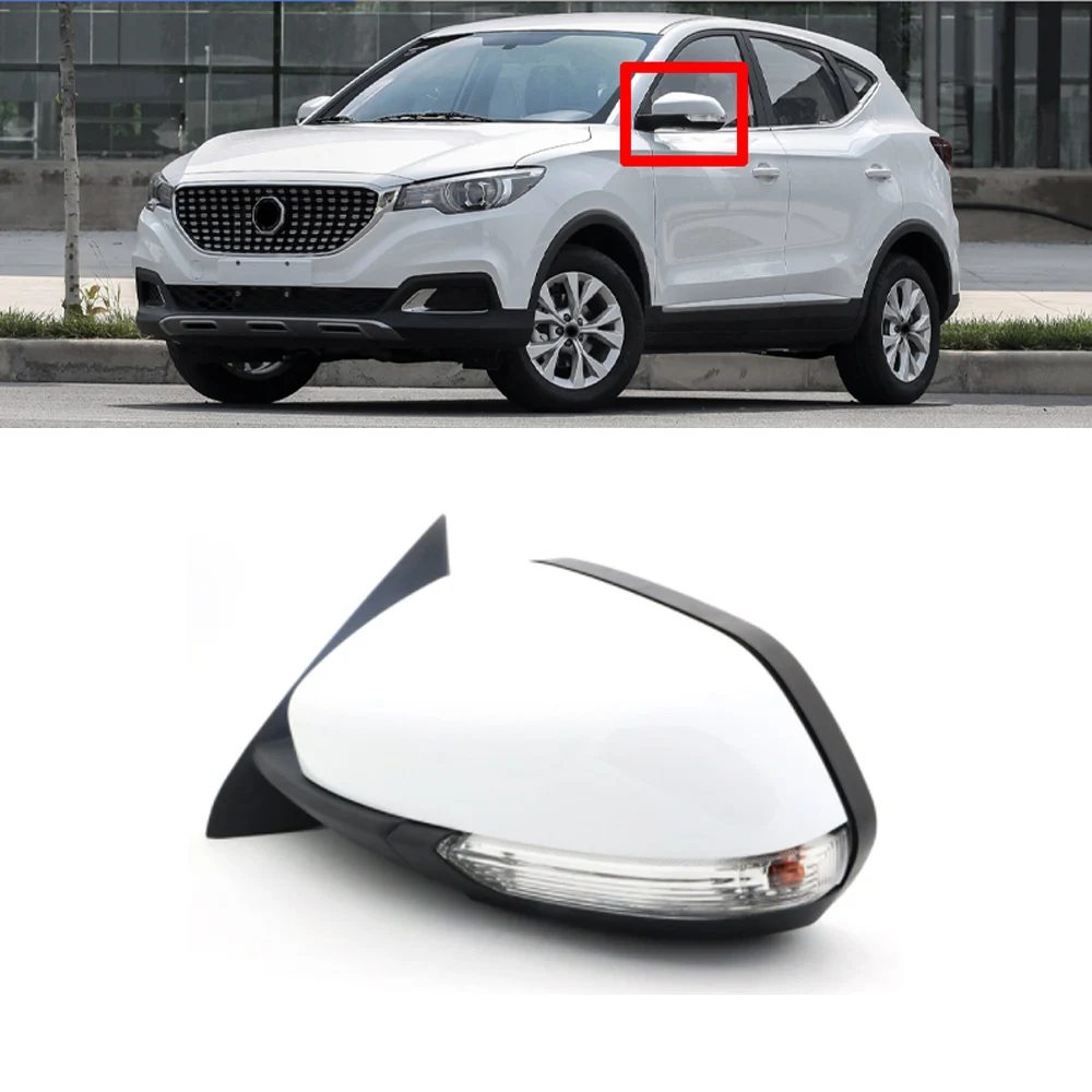 1 Piece No Painting 5 or 6 or 8 Wires Side Mirror Rear Mirror for MG ZS 2017-2022 Door Rear view Mirror Assembly for MG RX3