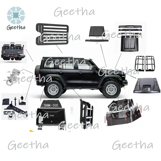 

Aluminum Alloy Exterior Side Gear Box Fits for Tank 300 2020-2023 Tank 300 Accessories Side Box tank 300 Body Kit