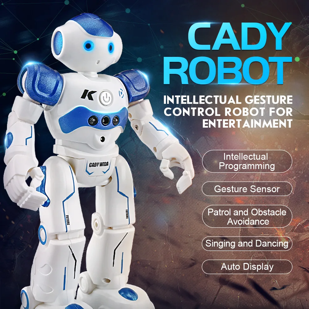 AI Dancing Remote Control Intelligent Programming Robot Gesture Sensing Puzzle Children's Toy R2 Robot