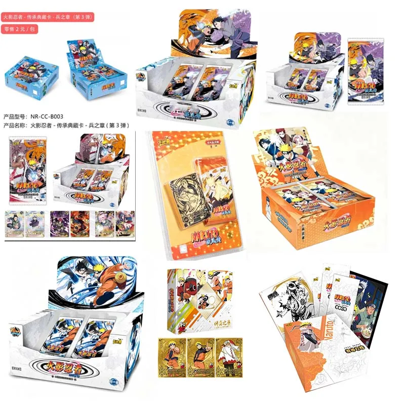 KAYOU Genuine Naruto Wholesale 48 Boxes Full Carton Anime Collectible Trading Cards Bulk Reseller Supply Rare BP SE UR Card