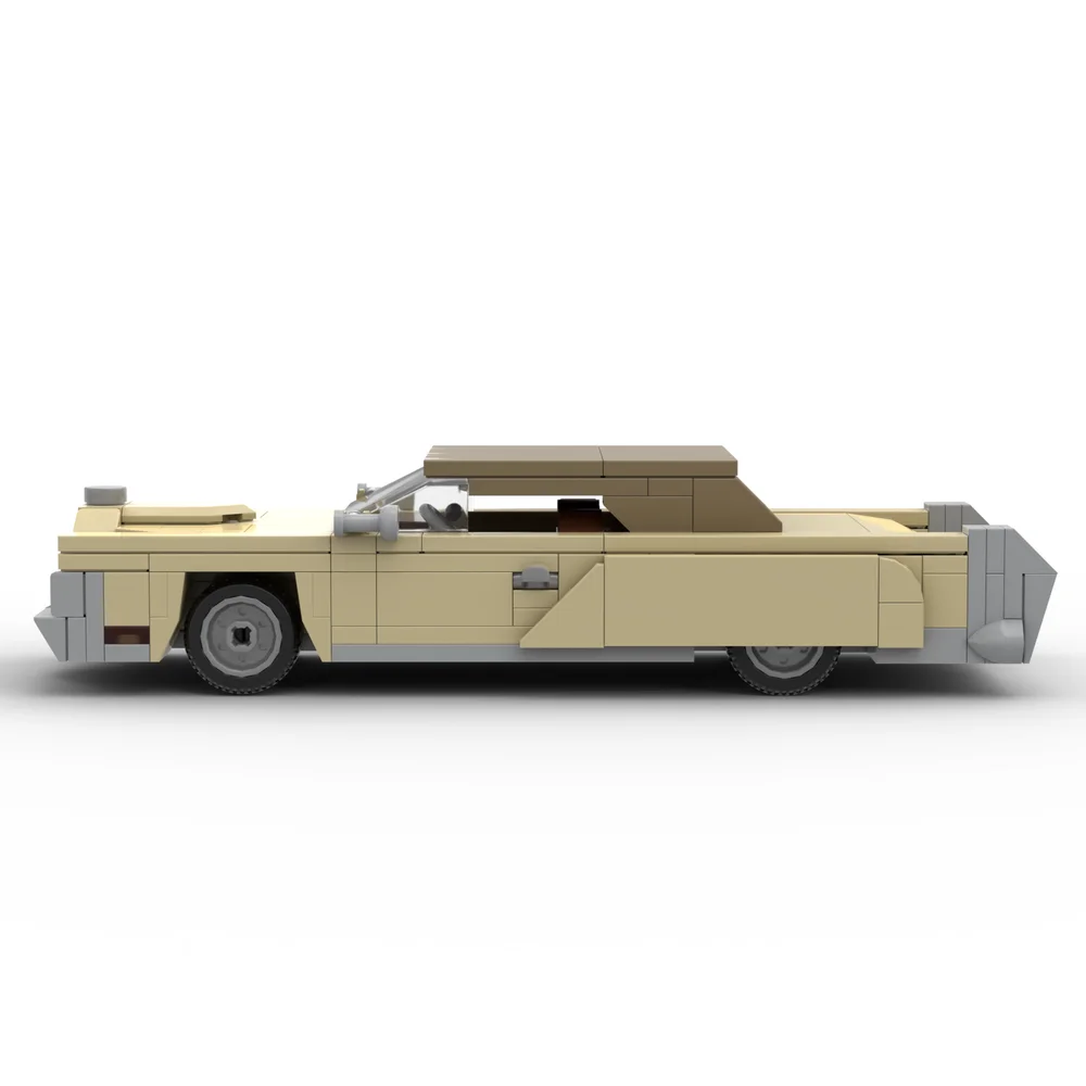 PolaDeer 268PCS MOC Speed ​ ​ Serie 1970er Luxus-Limousine DIY Auto-Garage Bausteine Montage-Spielzeug Kindergeburtstagsgeschenk – Detail 3