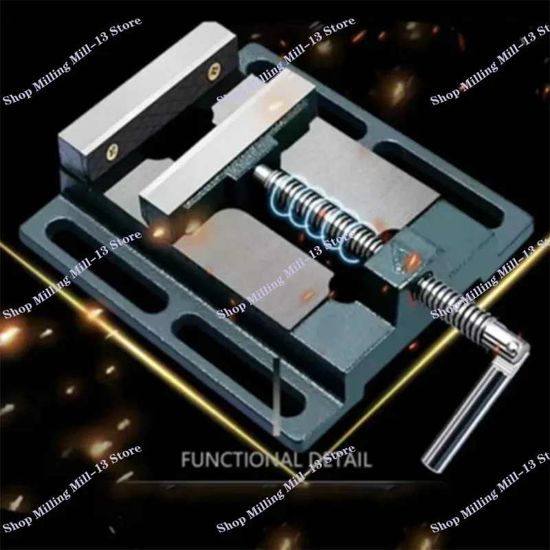 Petit Étau à Bouche Plate, Fraiseuse, Fixation Manuelle Spéciale, Précision, 4 Pouces, 1 Pièce, Nouveauté
