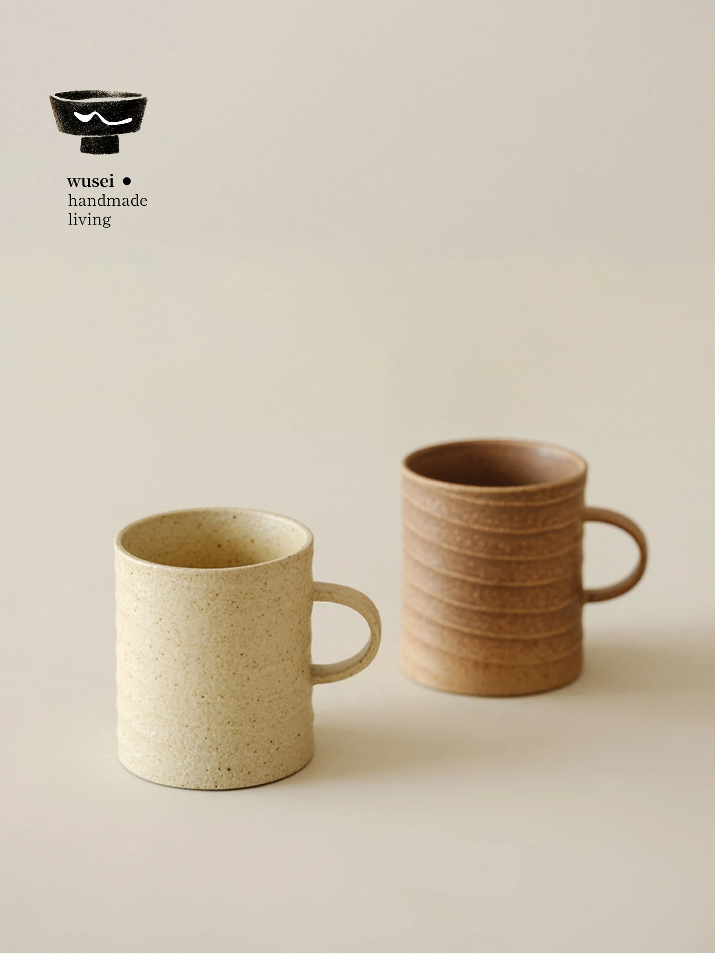 Wusei Caramel Oats Ceramic Anachronistic Glaze Mugs Middle-Aged Coffee Cups Household Tea Cups Texture Pure Color Adult Use