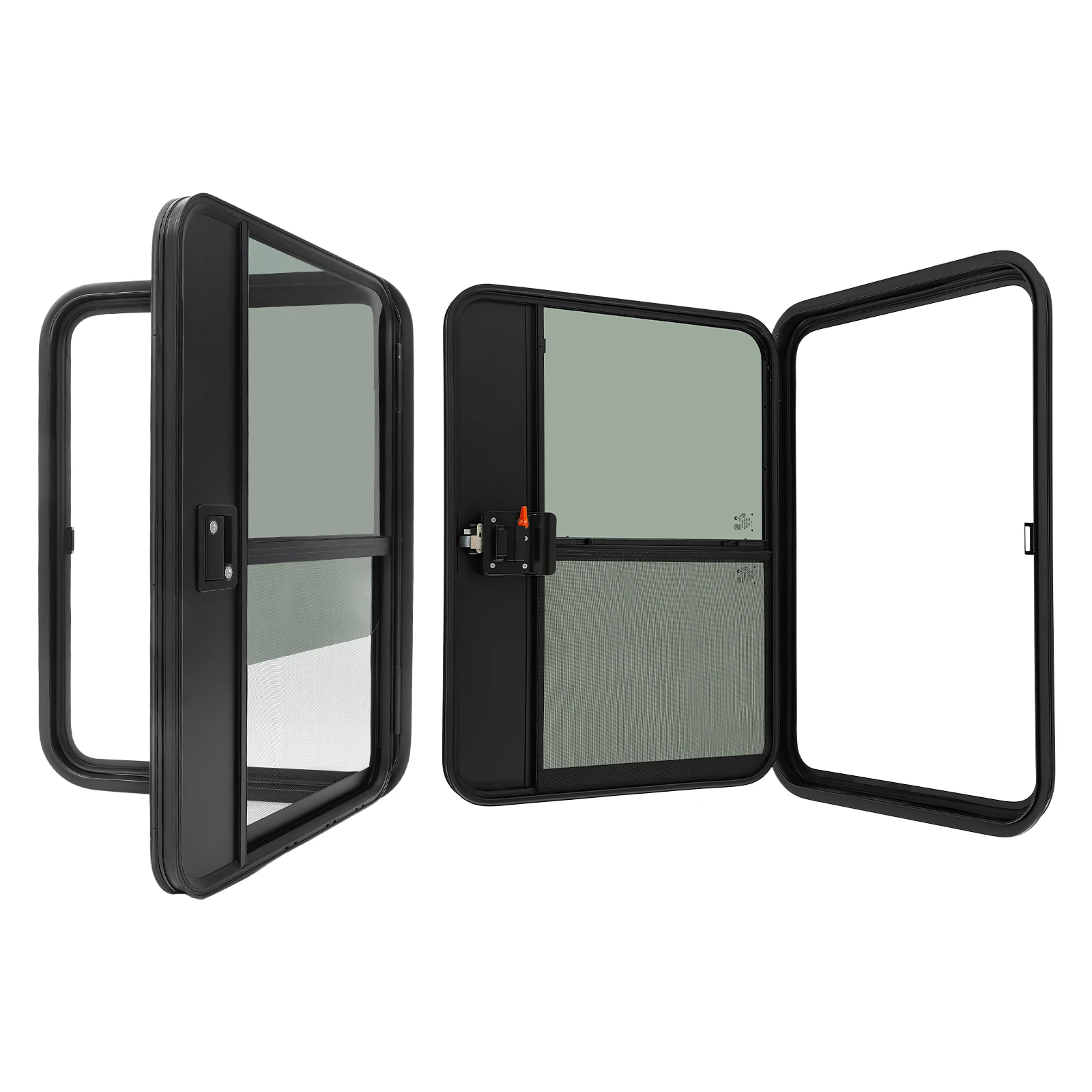 26×36in RV Camper Teardrop Trailer Door, Left and Right Side Trailer Entry Door, Camper Entry Door With 8 Keys For RVs, Campers, Trailers With Wall Thickness Of 18-20mm