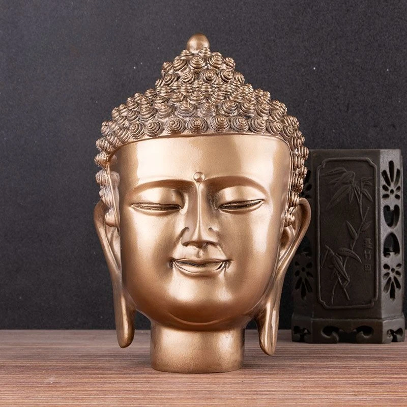 Chinese Buddha Statue Ornaments Home and Office Desk Decor, Zen-Inspired Gifts, and Artisanal Crafts