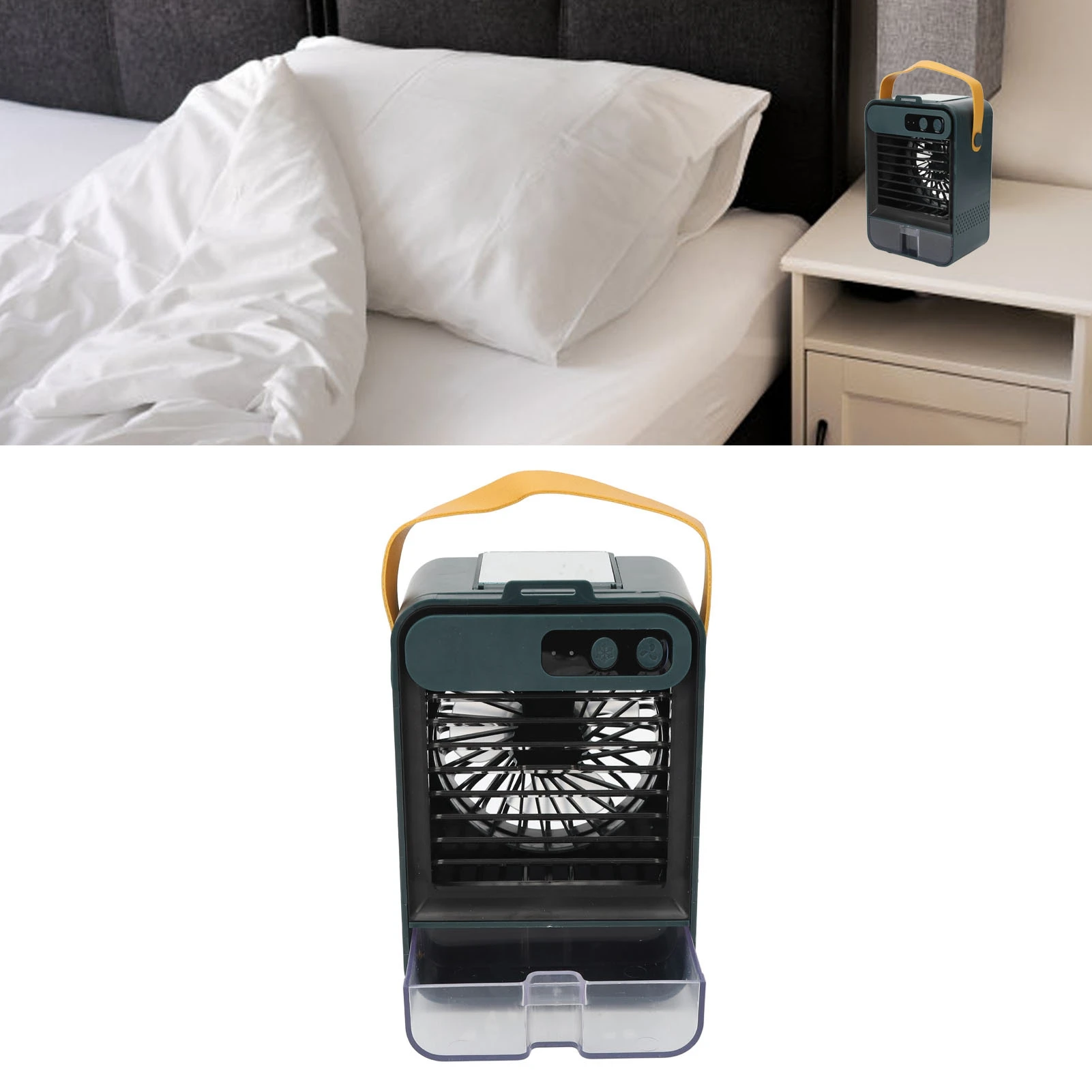 

Мини-вентилятор-кондиционер, портативный USB-зарядка, бесшумный охладитель, вентилятор для кондиционирования воды для офиса и дома