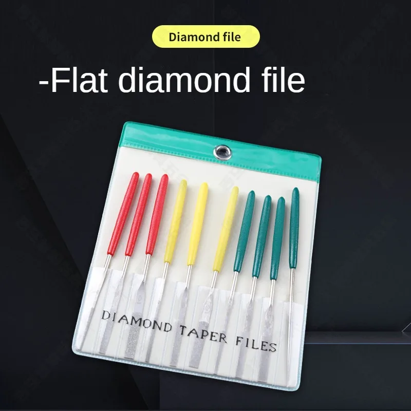 

Flat oblique diamond file PTF - 10 xiaoping file alloy hand file