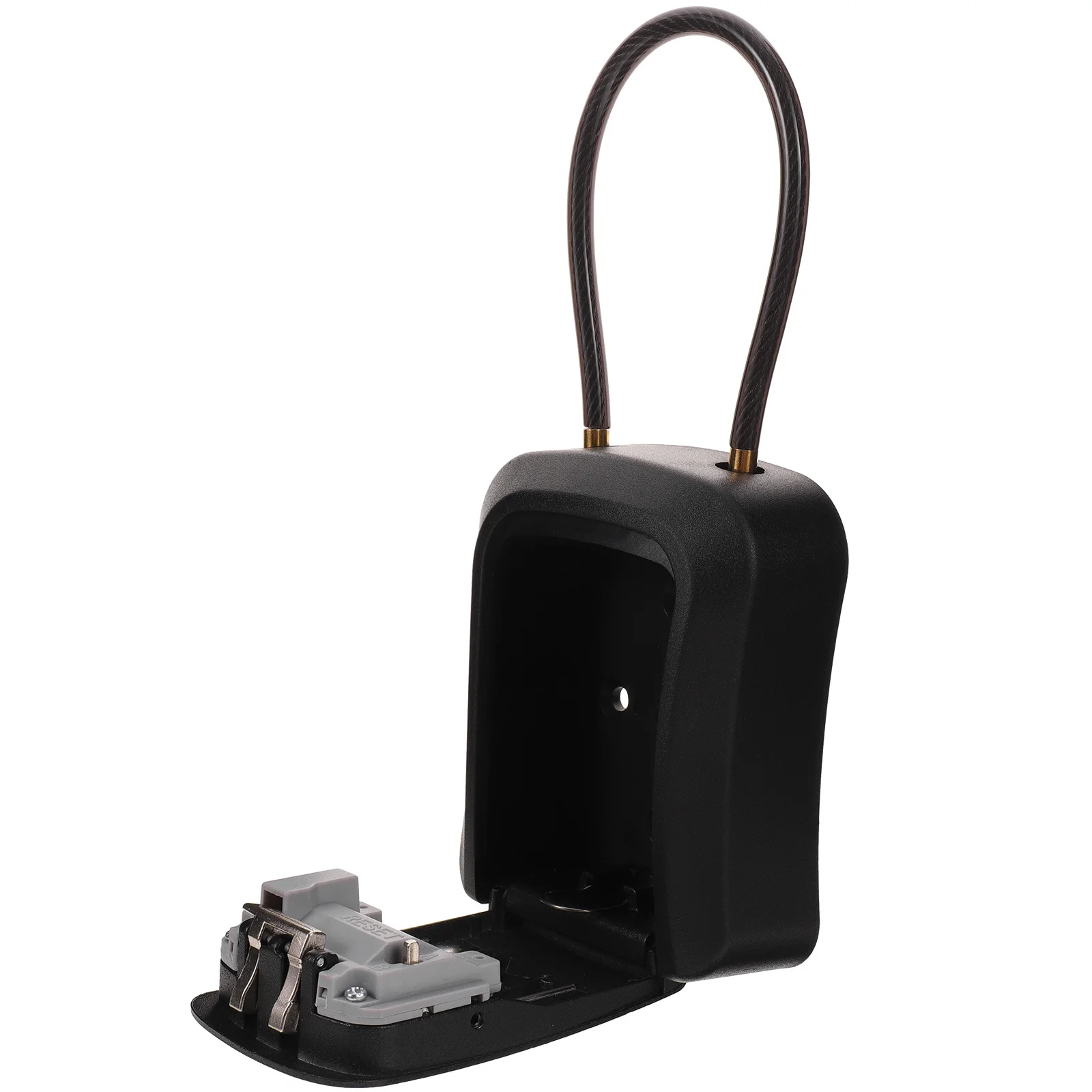 Wall Mount Key Box 4-Digit Combination Lock for Exterior Doors Secure Key Storage for Schools Nursing Facilities