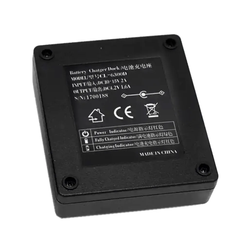 

Зарядное устройство CL-6300 для двух аккумуляторов BL6300A, совместимое с GNSS GPS RTK приборами, с вилками EU/US