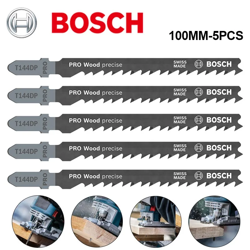 

5PCS T144DP Bosch Multifunctional Saw Blade Reciprocating Saw Blade Cutting Tools Woodworking Metal Knife Electric Accessories