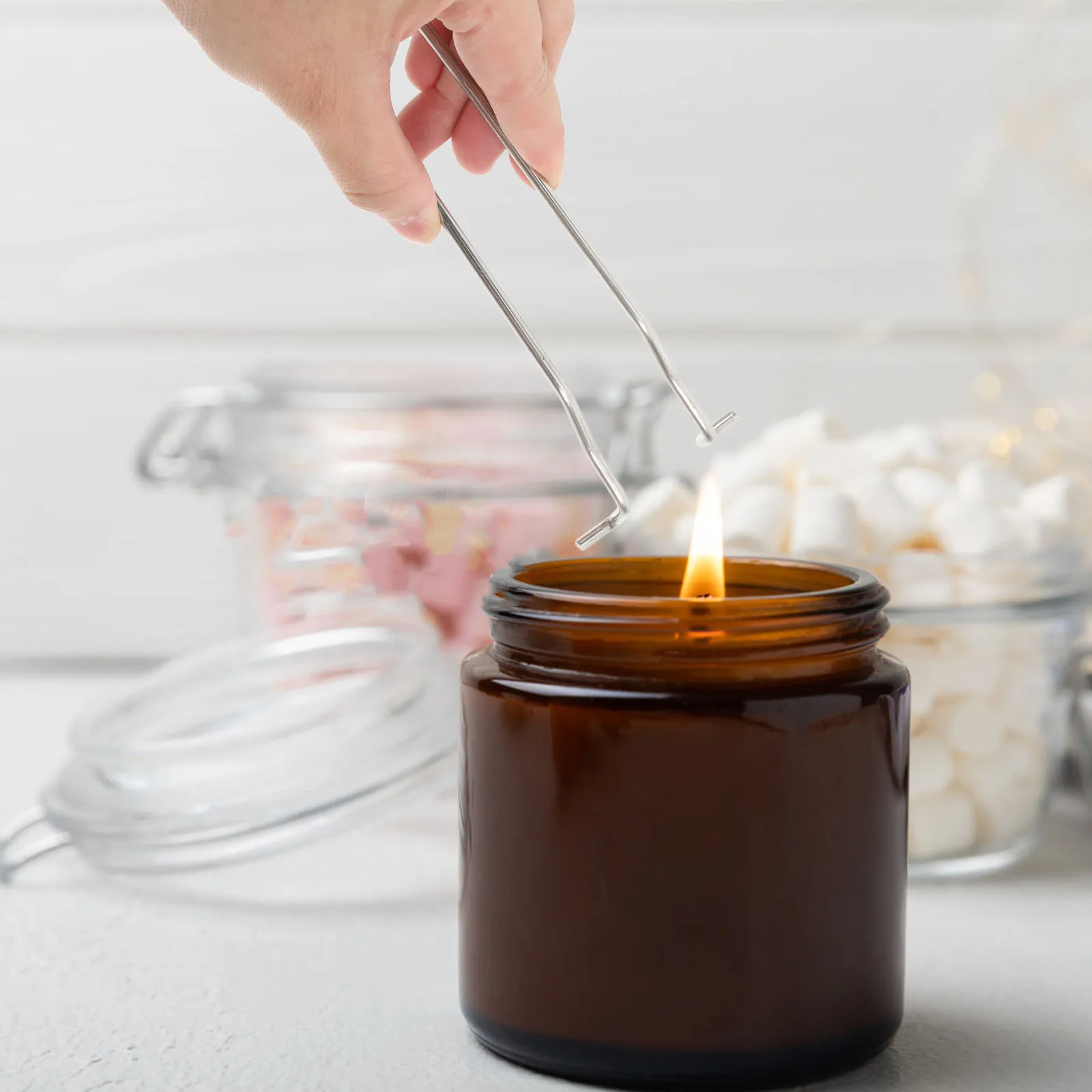 4 Pcs Burning Tank Accessories Canning Jar Lifting Tools Reusable Easy Operation Practical Lifters Portable Metal Sturdy Kitchen