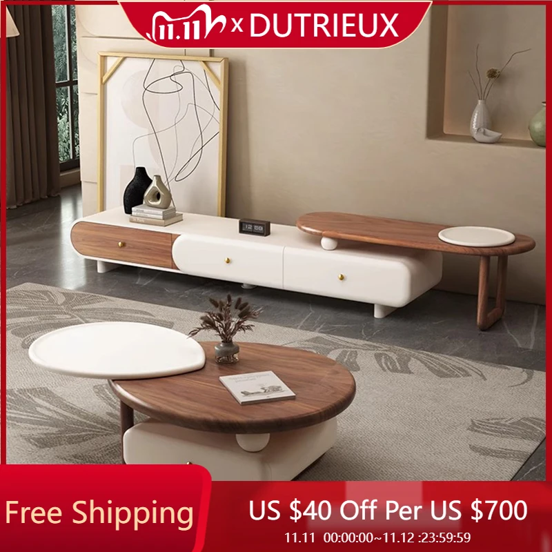 

Wood Shelf Tv Stands Luxury Display Monitor Fireplace Living Room Mid Century Tv Table Floor Suporte Para Tv Italian Furniture