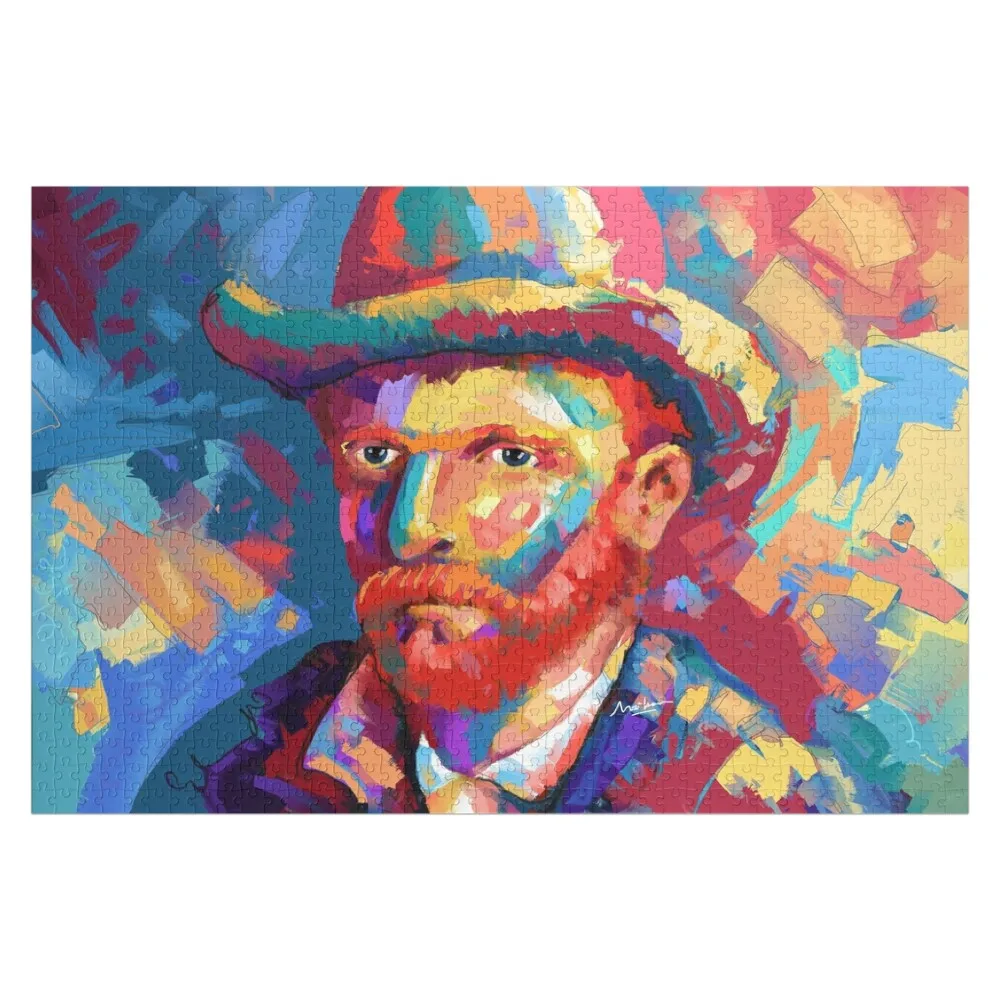 

Van Gogh Jigsaw Puzzle Personalized Gift Personalized Toy Wood Name Wooden Adults Puzzle