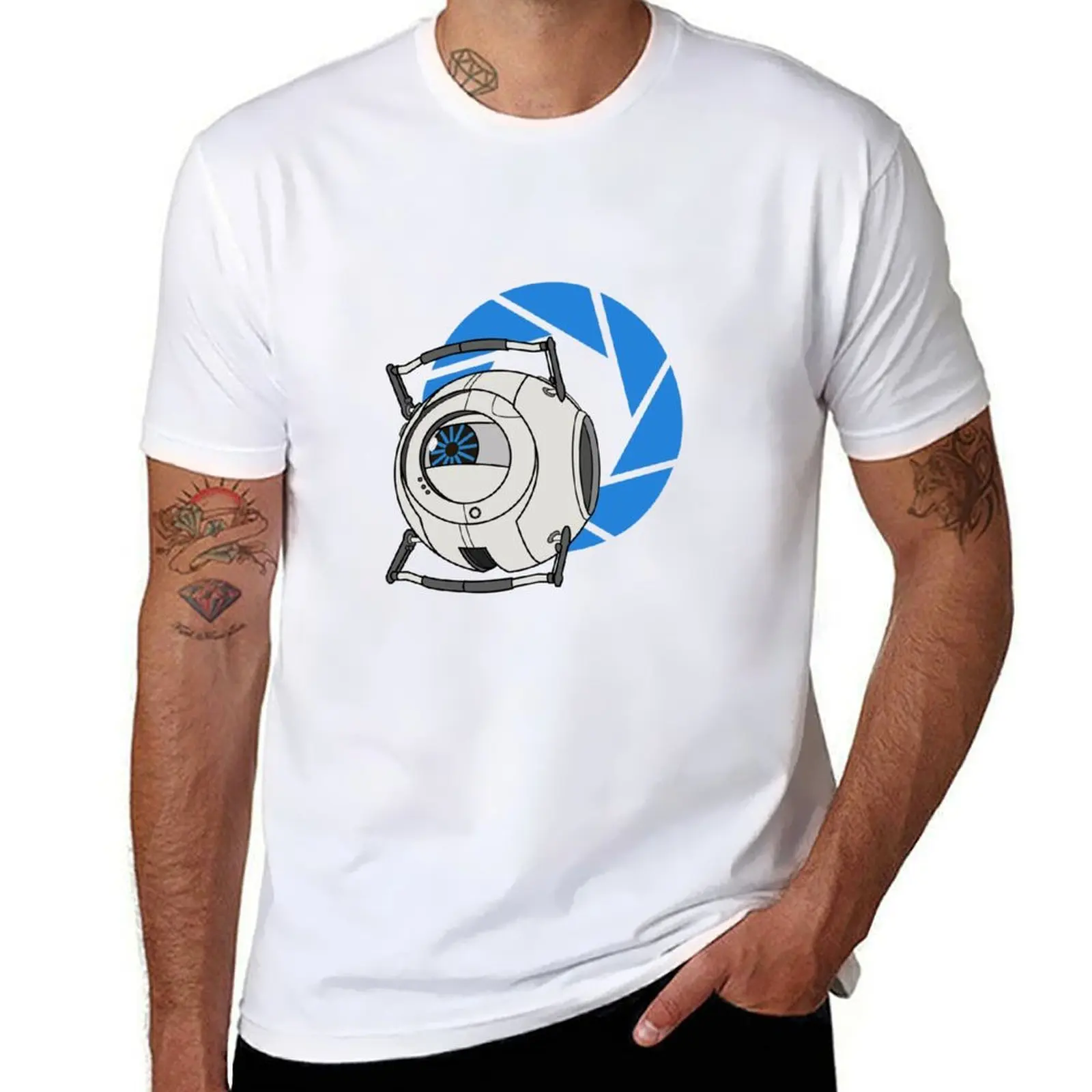 Wheatley! - Portal 2 T-Shirt t shirt man luxury printed t shirts for man T-Shirt