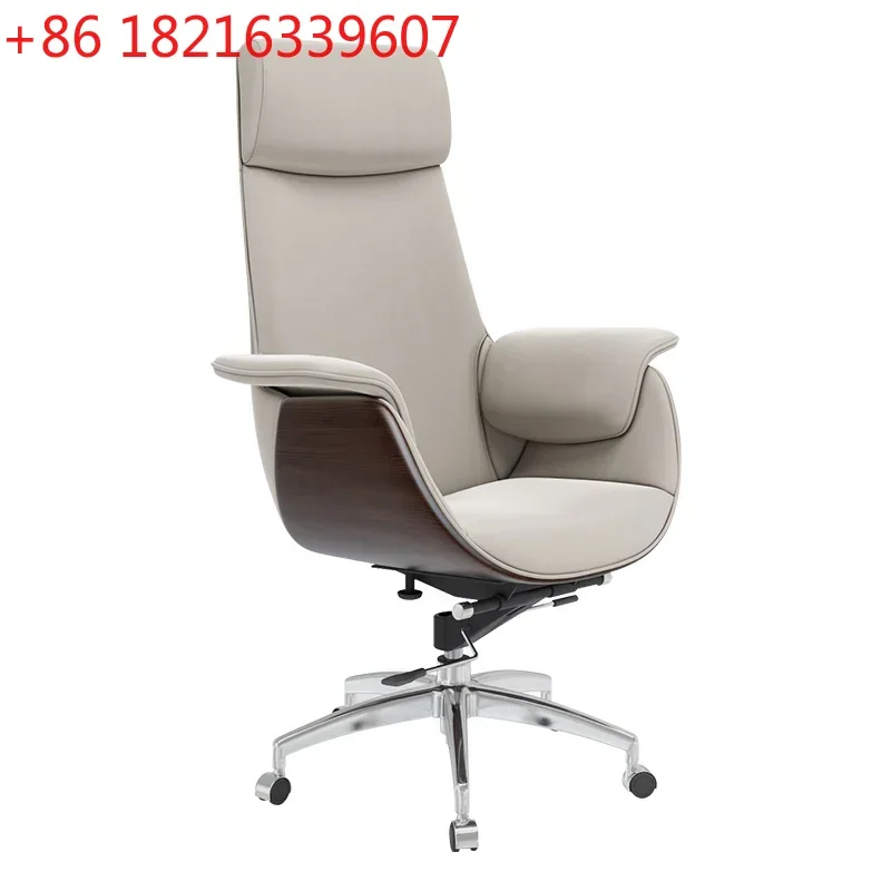 YAO YAO Modern High Back Executive Office Chair Ergonomic Reclining Computer Desk Chair with Lumbar Support for All Day Sitting