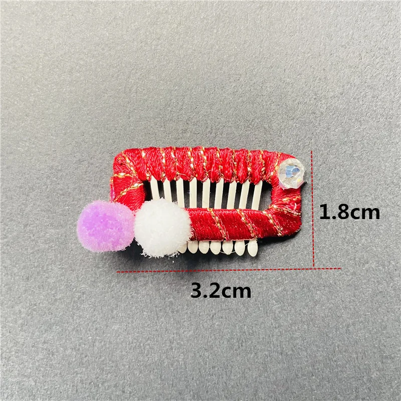 DIY Pet Dog Grooming Wedding Funny Accessories Dog Comb Hairpin BB Hair Clips Teeth Pure Hand Around Baby Safety