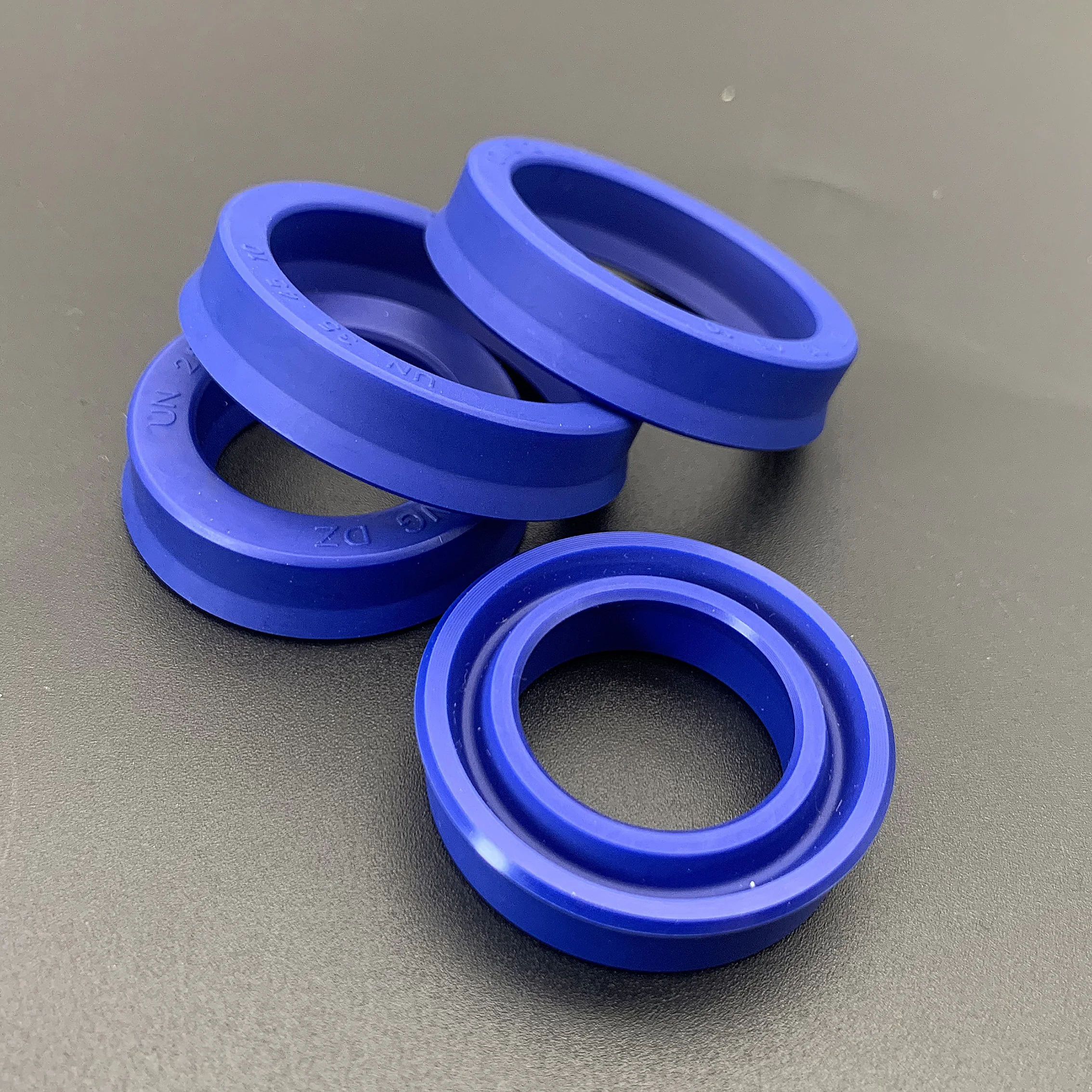 

Blue Polyurethane UN Oil Seal Shaft Seal ID 53mm~58mm OD 63mm~78mm 5 pcs Wear Resistance Oil Proof Sealing Ring