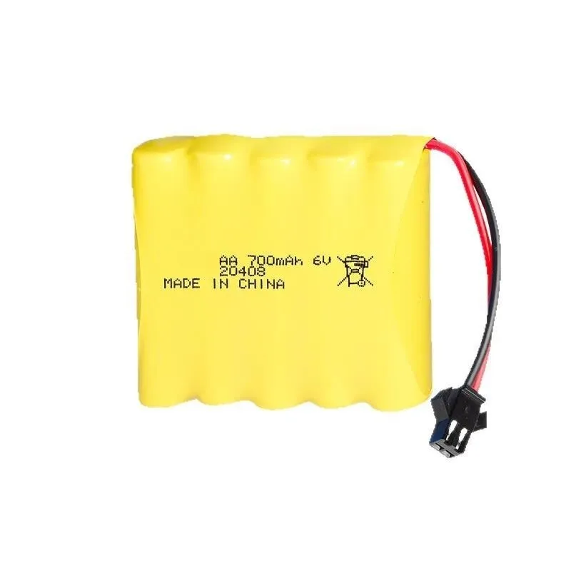 Wholesale 6V 700mAh NiCd Battery Pack for Climbing Car RC Toy AA5 Rechargeable Battery in Stock