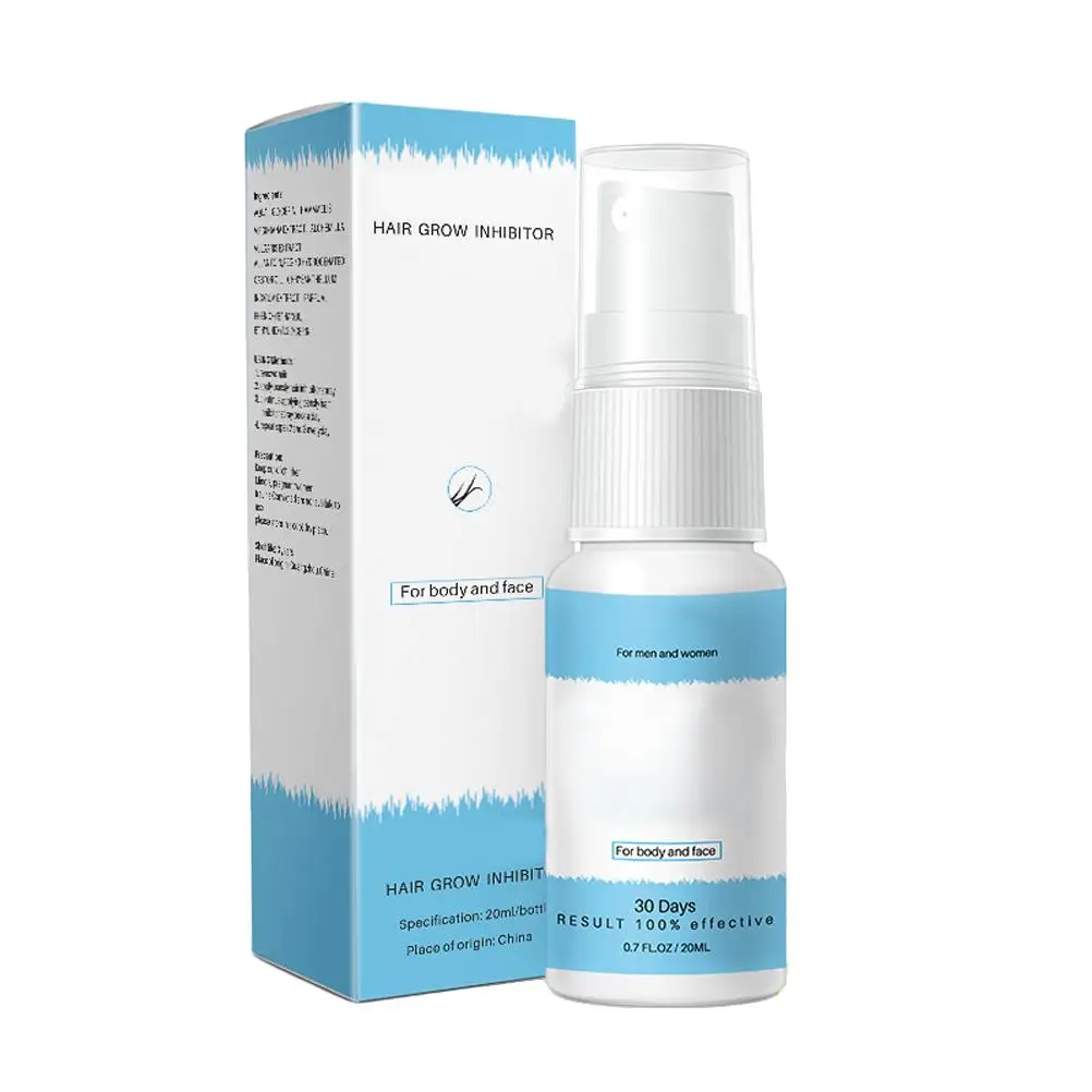Soothing Skin Hair Spray Painless Inhibitor Growth No Stimulation Nourishment Aloe Extract