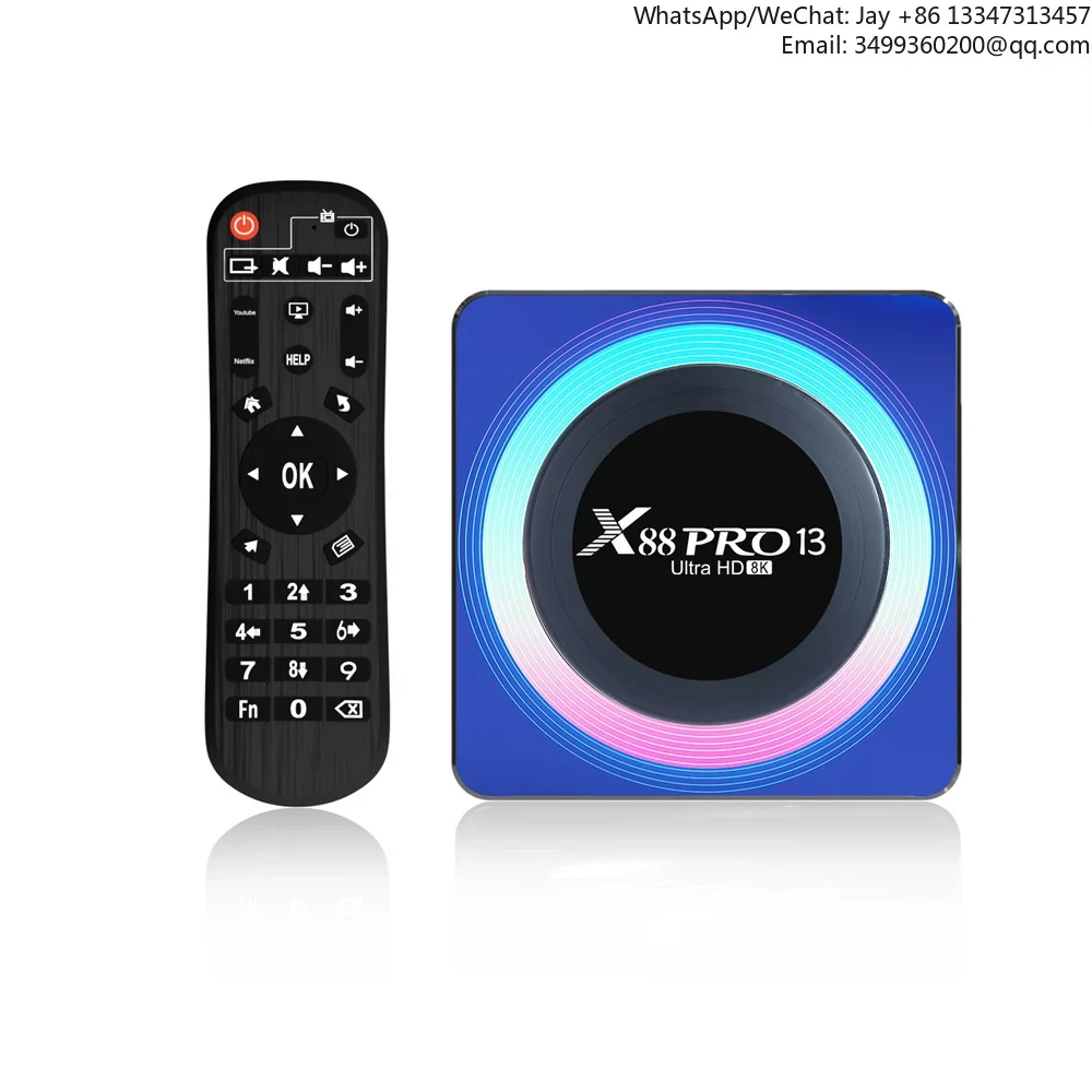 

ТВ-приставка OEM Rockchip RK3528 с декодером 8K, 4 ГБ ОЗУ, 32 ГБ ПЗУ, Wi-Fi 6, Android 13