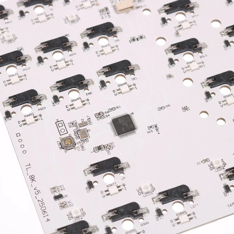 Swagkeys Transition Lite 8K PCB Custom Hot-swap RGB Wired TYPE-C FR4 for Gamers Design Ergonomic MX Switch keyboard accessories