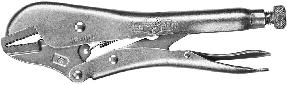

7-Inch Straight Jaw Locking Pliers for Secure Grip on Square, Hex, and Flat Surfaces