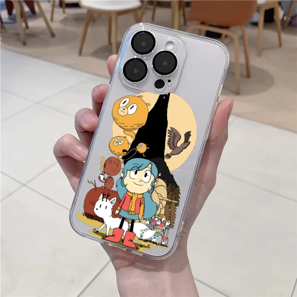 Cartoon H-Hilda Phone Case For Samsung Galaxy S24 S23 S22 S21 S20 FE Ultra Plus S10 S9 Plus Note 20 Ultra10 Plus A71 70