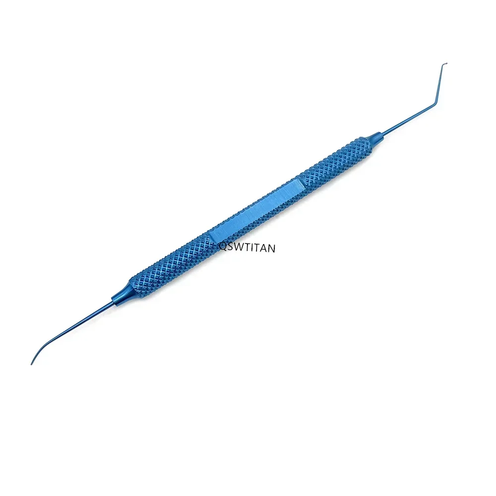 Double-end Hook Sinskey Nucleus Spatula Intracapsular Manipulator Titanium Ophthalmic Surgical Instrument