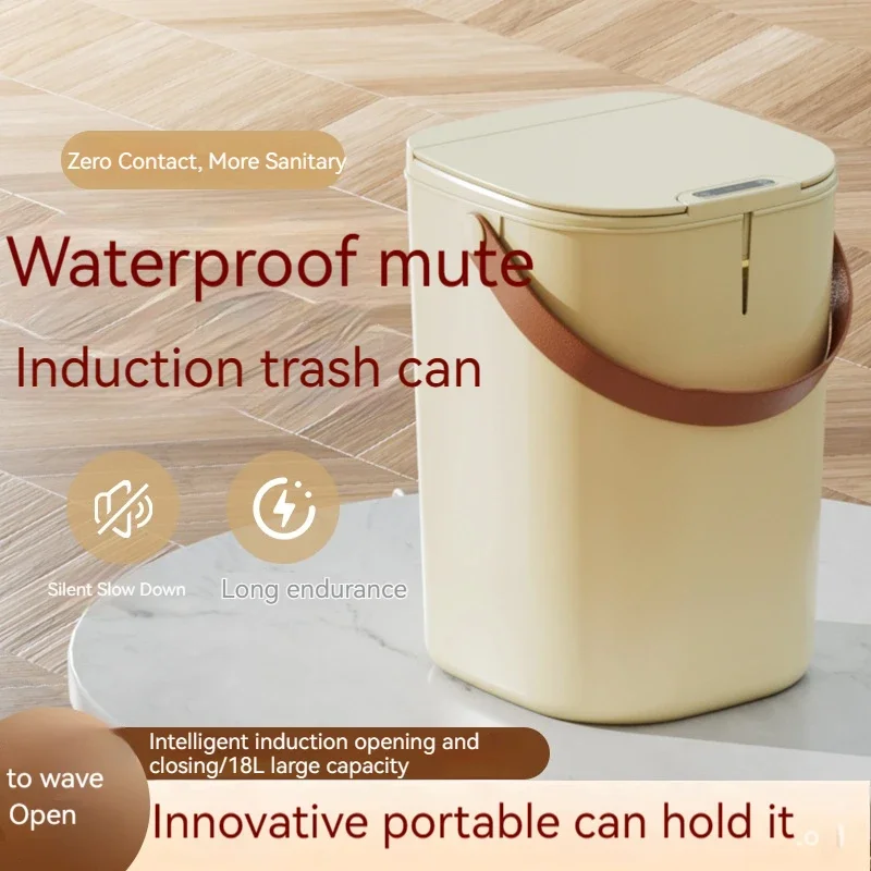 

Креативный умный мусорный бак для дома, кухни, офиса, бесконтактный автоматический сенсорный мусорный бак