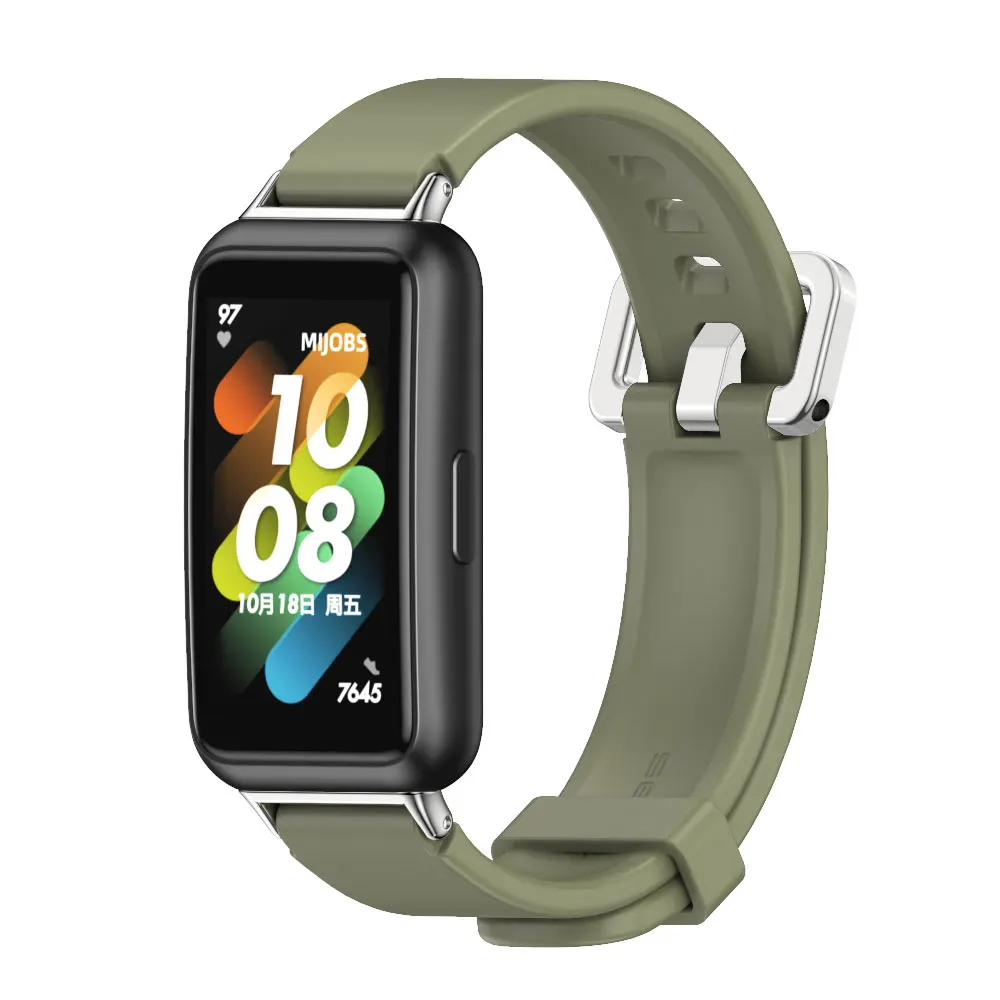 シリコーンストラップhuawei社時計バンド7ブレスレットアクセサリースマート交換新パネライリストバンドコレアhuawei社7バンド