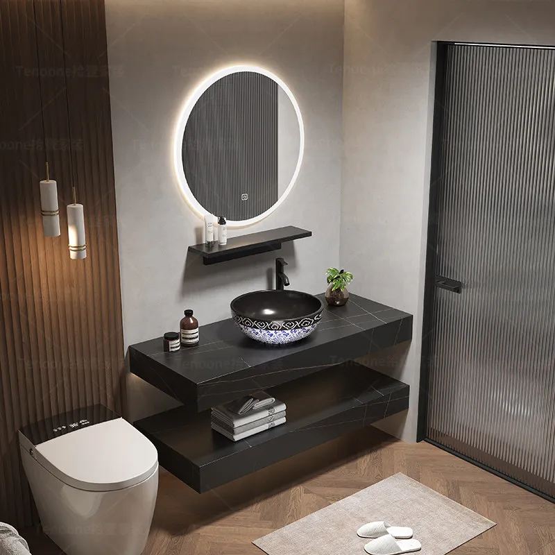 

Washbasin Modern simple smart bathroom Washbasin cabinet combination