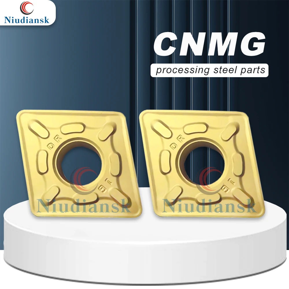 

10Pcs CNMG190612-DR DBC251 High Quality CNC Lathe Tools Carbide Inserts CNMG190612 Hard Alloy Turning Blades Steel Turning Tools