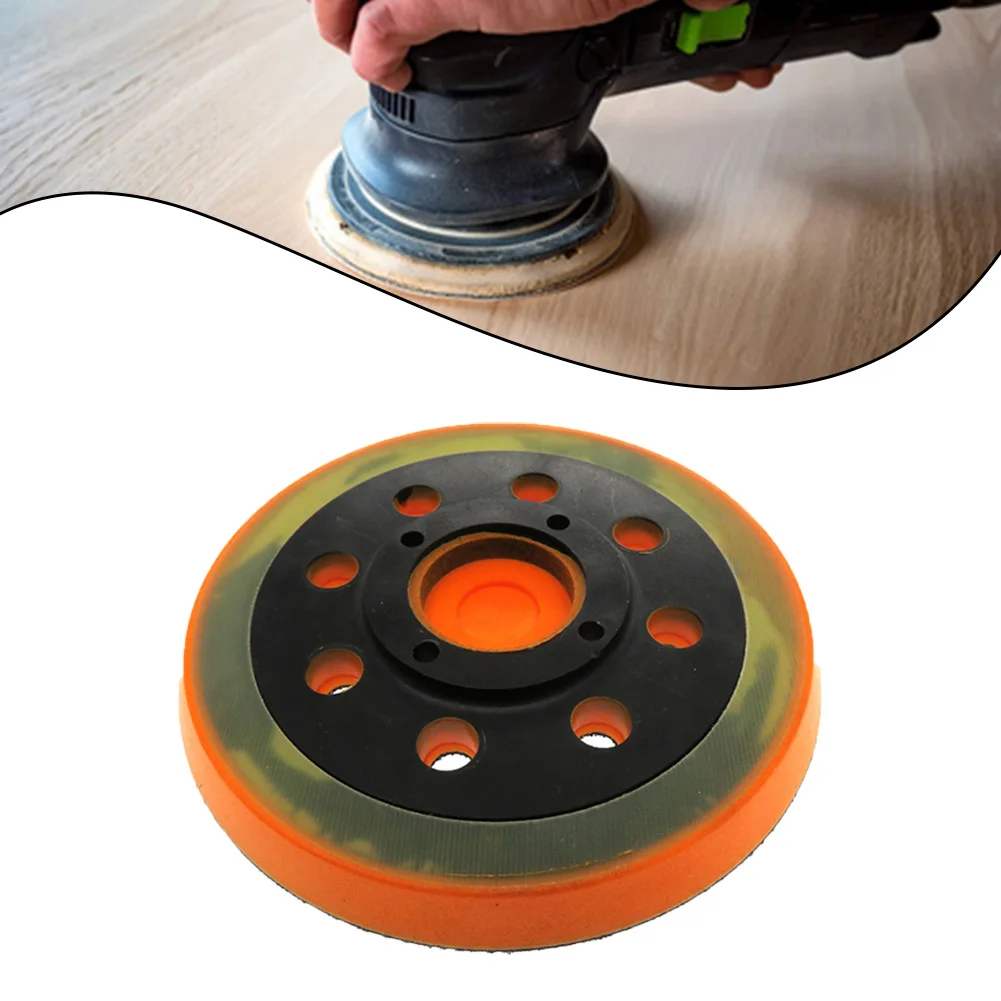 

1pc Sanding Pad 5-Inch 8 Holes Hook-& Loop Sanding Pad For Woodworking Polishing Sanding Discs Power Tools Accessories