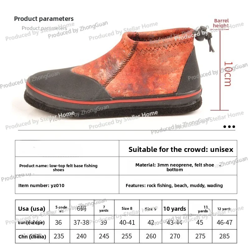 أحذية صيد الصخور للرجال والنساء أحذية صيد احترافية لصيد الأسماك البحرية، مسامير فولاذية غير قابلة للانزلاق، نعل من اللباد