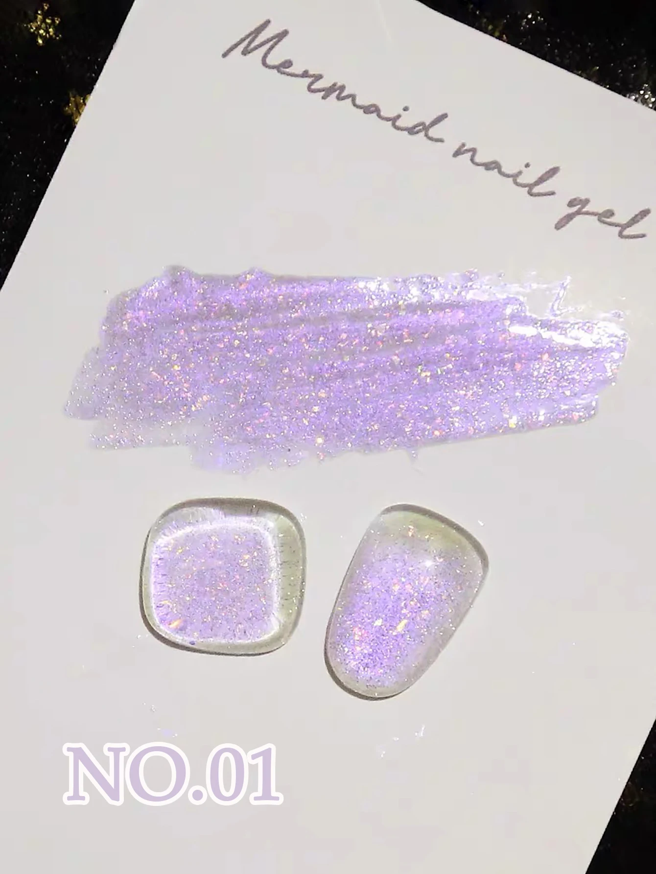 1-6 قطعة WS الربيع الصيف مسمار تألق الجليد شفافة الأزرق كسر الماس هلام مسمار البولندية 2025 تبييض مسمار ملصقات الأظافر لوازم