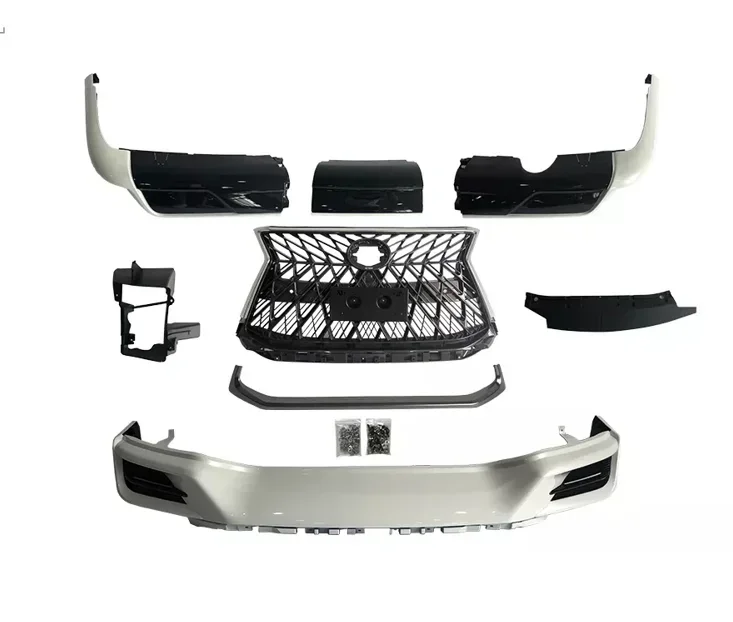 Car accessories body kits for Lexus LX500 2019 upgrade to  LX570  front bumper with grille