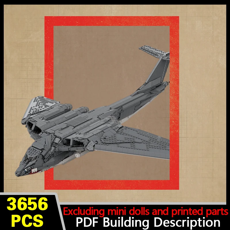 TU-175 Strategic Bomber Model MOC Building Bricks War Equipment Modular Technology Gifts Holiday Assemble Children Toys Suit
