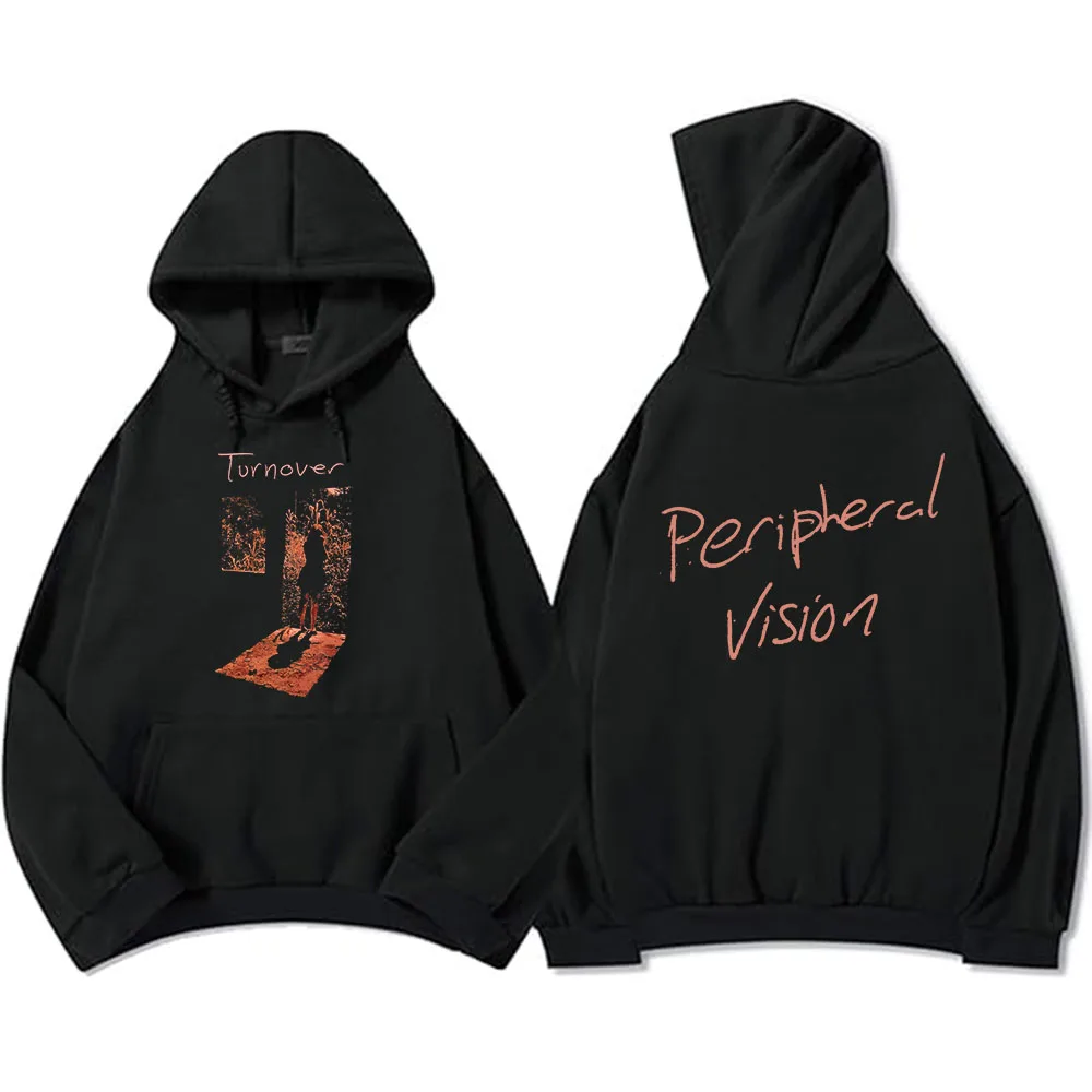 

GIRL IN WINDOW Hoodies TURNOVER Band Peripheral Vision Sweatshirt Long Sleeve Fashion Hooded Pullovers Men Women Sudadera Unisex