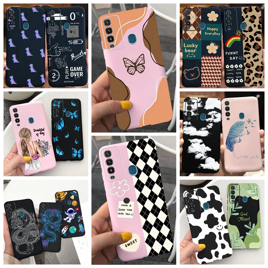 

Для ITEL Vision 2 Plus чехол матовый мягкий силиконовый Ультратонкий чехол Fundas для Vision2 2 Plus задняя крышка Горячая Мода Печать Capas