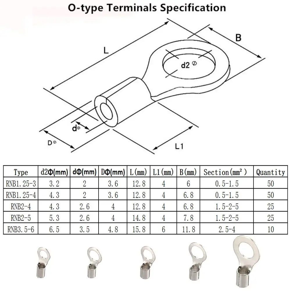 320pcs Crimp Terminal Kit with Electrical Connector U/O Splicing Termination 2.8/4.8/6.3mm Wire Connector Cable Termination Plie