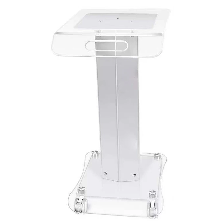 2023 New Arrival Acrylic Plastic Medical Trolley Wheel Hair Salon Trolley For Beauty Machine Beauty Salon Trolley