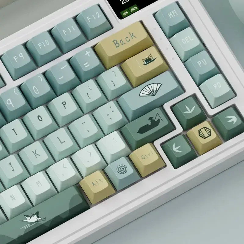 

Landscape Keycap Misty Rain Boat Mechanical Keyboard PBT Hot Sublimation