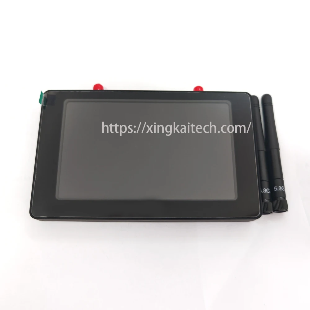 

5.8G FPV Monitor 5 inch Display 800*480 Built-in Diversity Receiver 4000mAh Battery DC 5-23V DVR 40CH for RC Drone Airplane