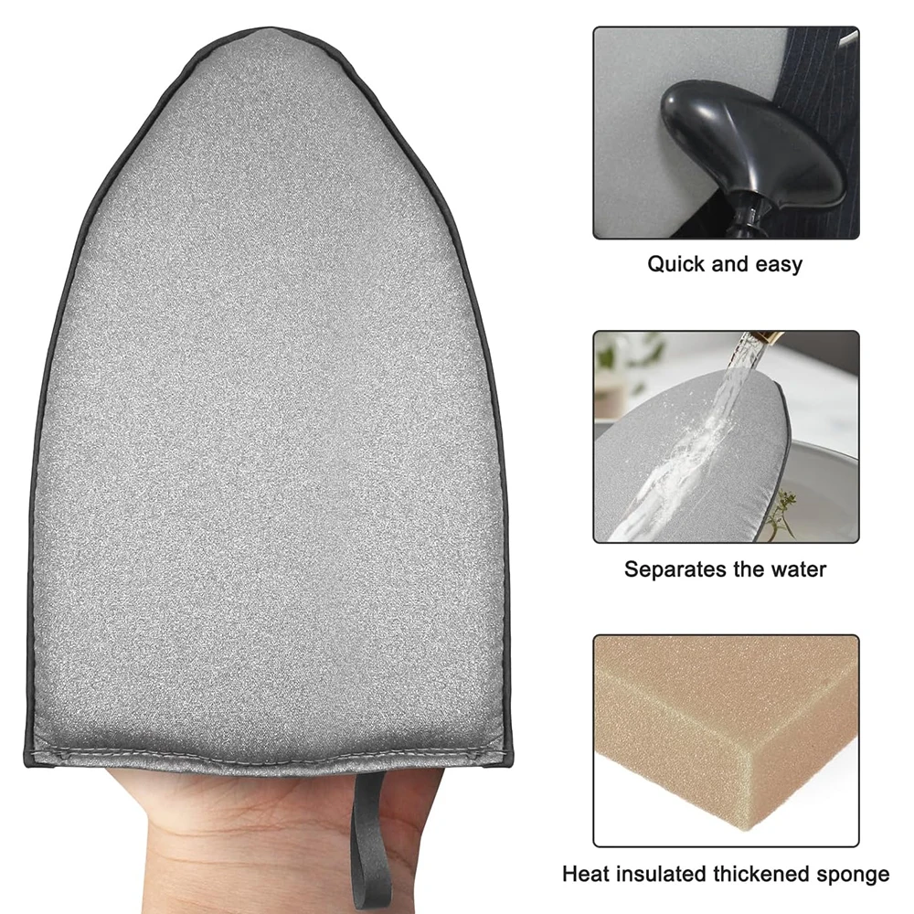 Handheld Ironing Board Garment Steamer Ironing Gloves Anti Steam Heat Resistant Glove Thicken Sponge Iron Clothes Hand Protecter
