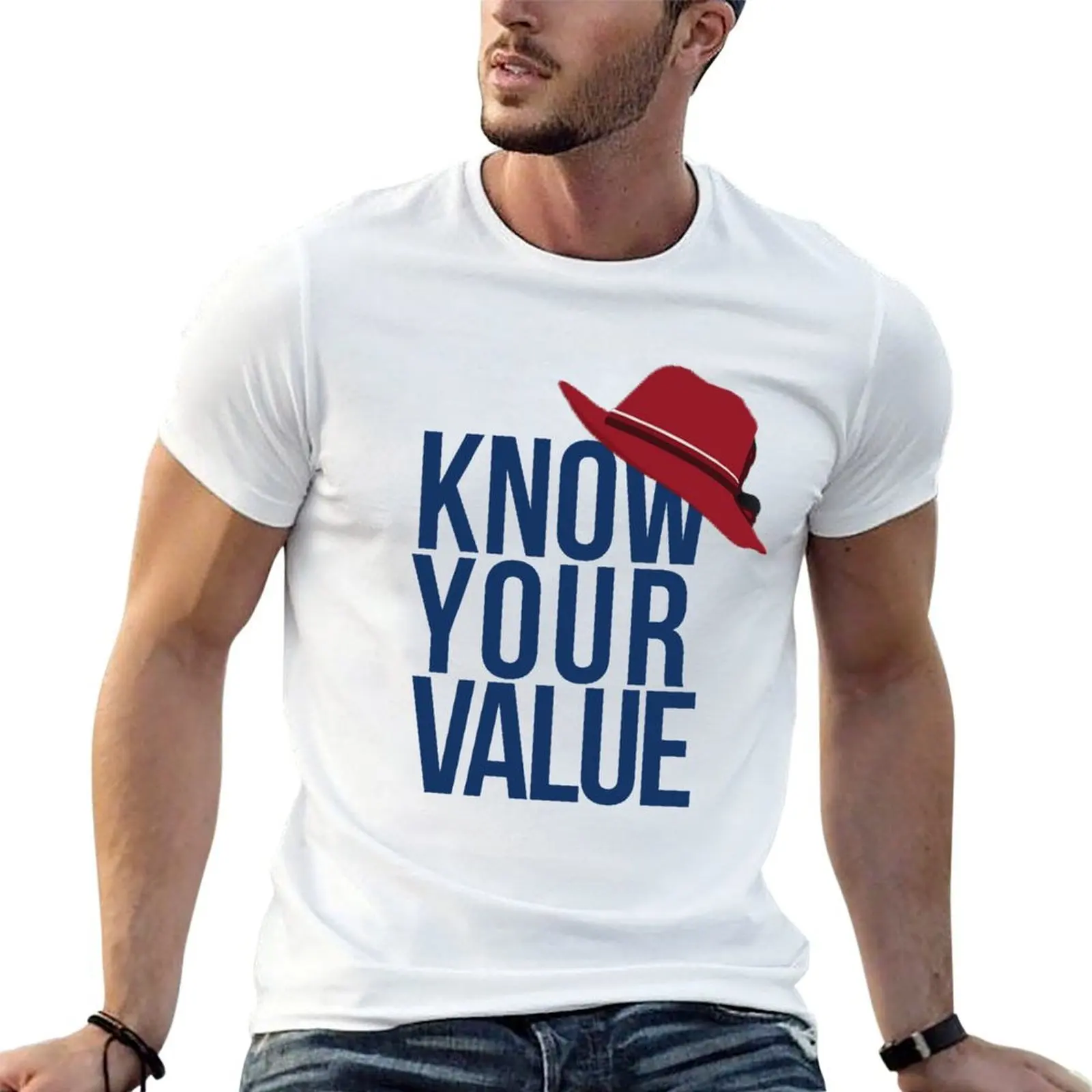 T-shirt « Know Your Value » pour le travail, respirant